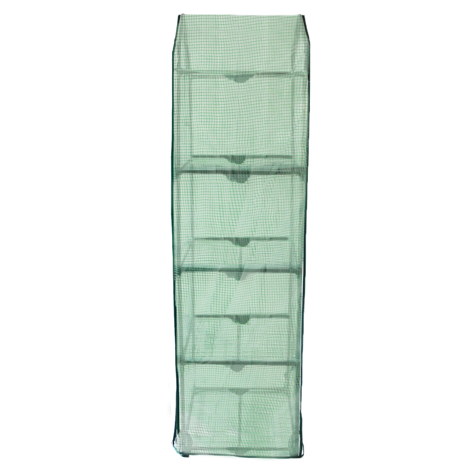 Q-Rax Deposito all'Aperto Mini Serra PE 69x49x162cm 4 Ripiani