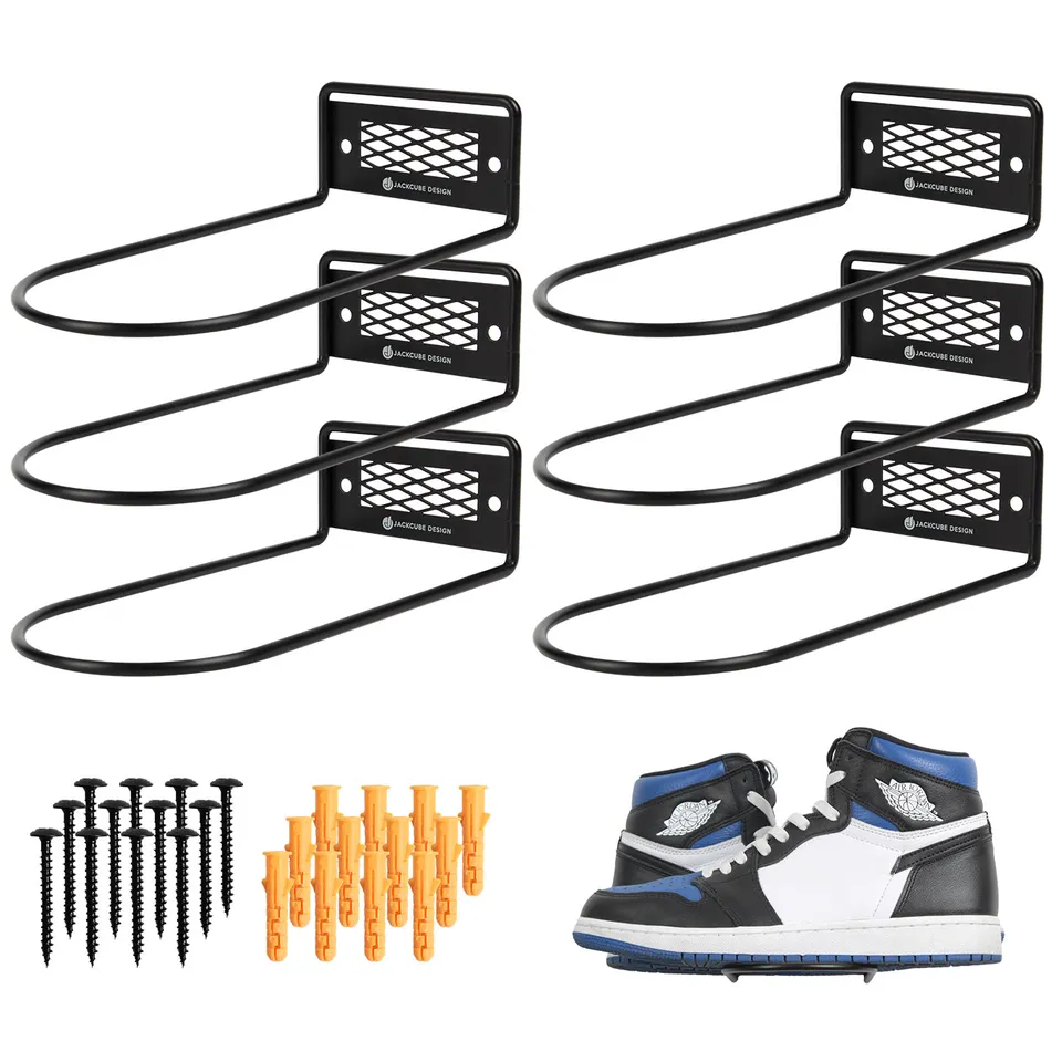 Jackcube Design Living Room Set 6 Mensole Scarpe Nero
