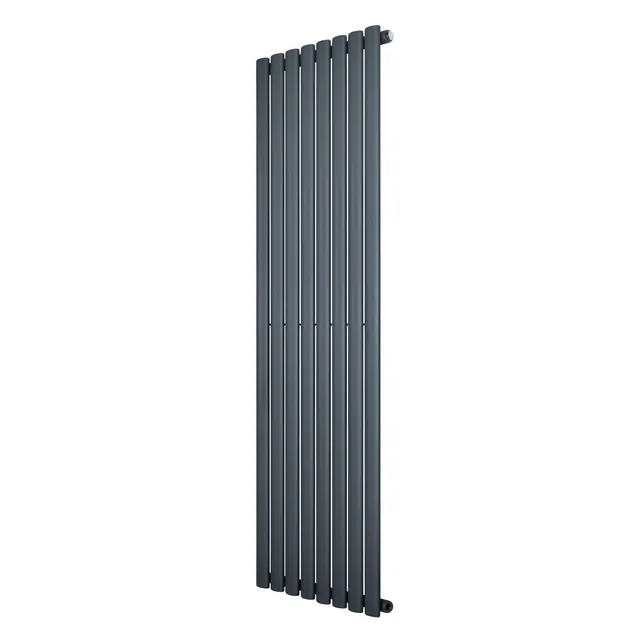 Q-Rax Radiatore Ovale Verticale 1600x480 Antracite