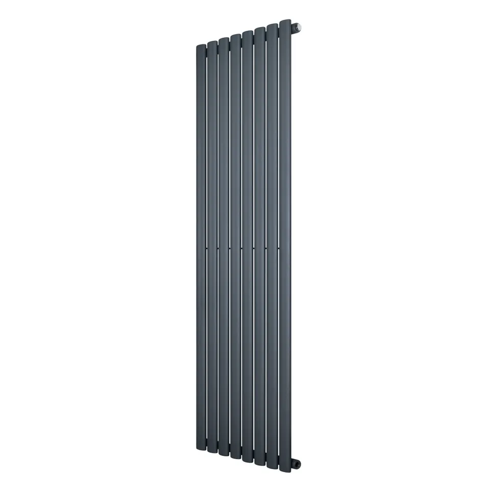 Q-Rax Radiatore Ovale Verticale 1600x480 Antracite