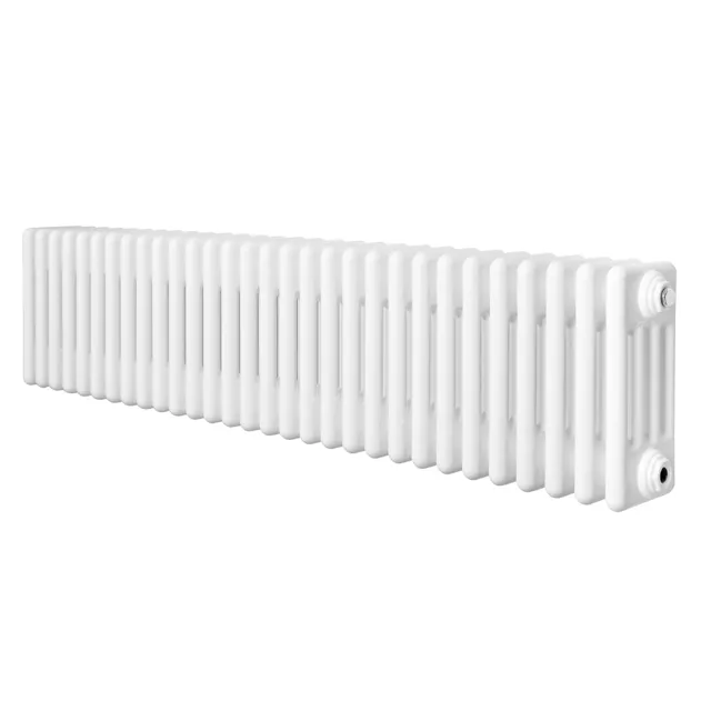 Q-Rax Radiatore Tradizionale 4 Colonne 300x1370 Bianco Acciaio