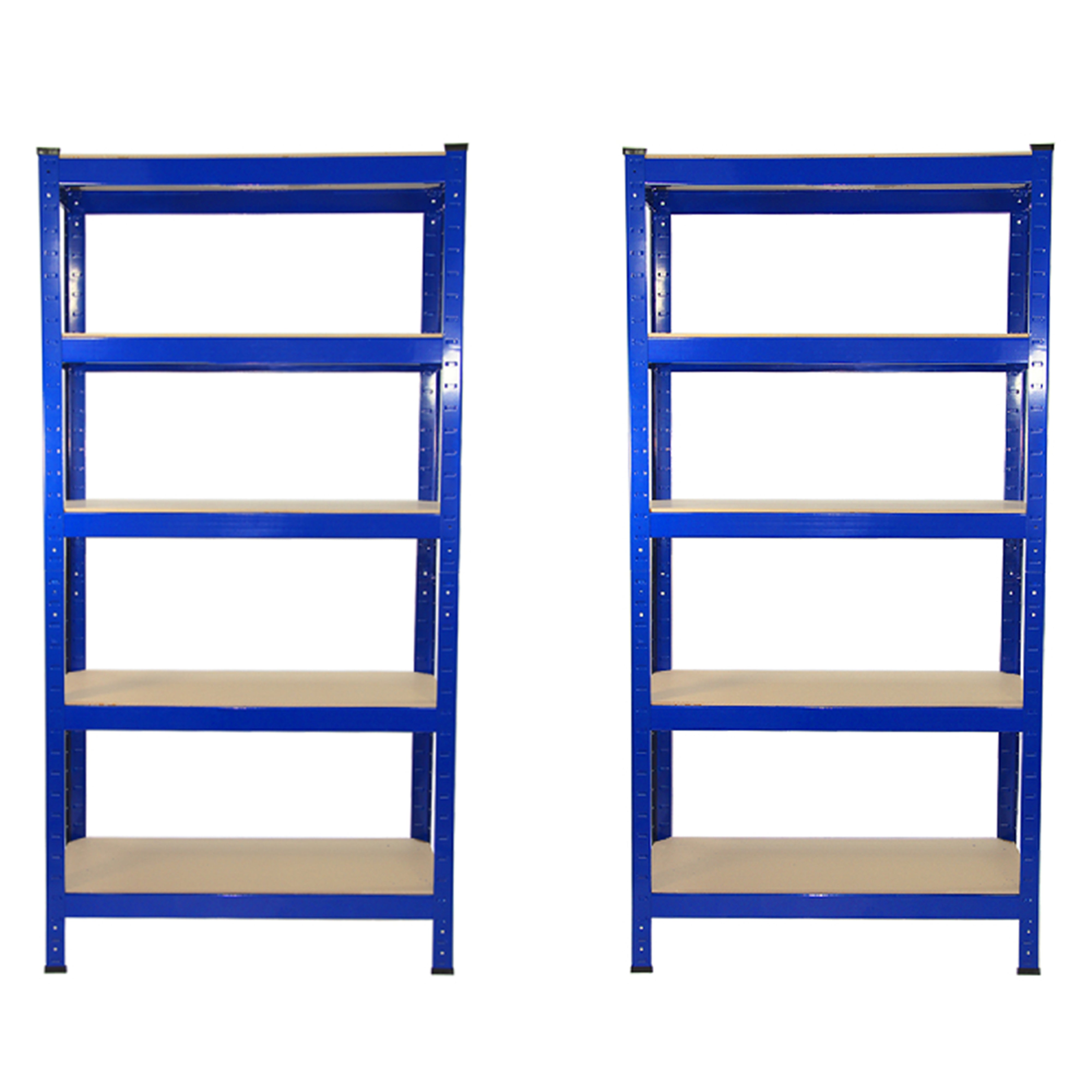 Q-Rax T-Rax Scaffale 75x30 cm Blu 2 Pezzi Portata 150 kg