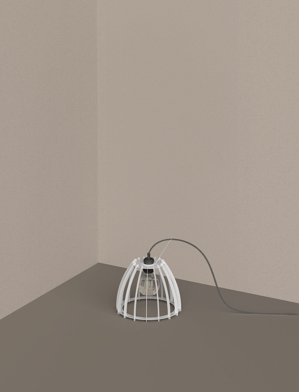 Siderio Scintilla lampada da tavolo antracite LED