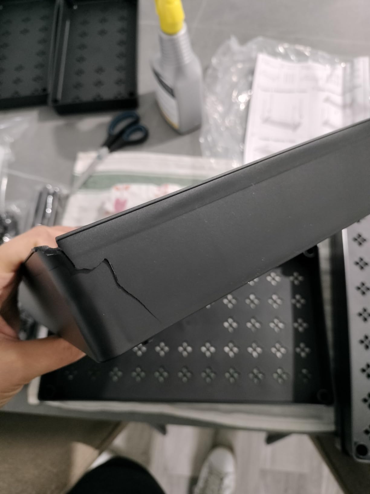 Meltrck Organizer Sottolavello 2 Livelli Nero Estraibile con Ganci