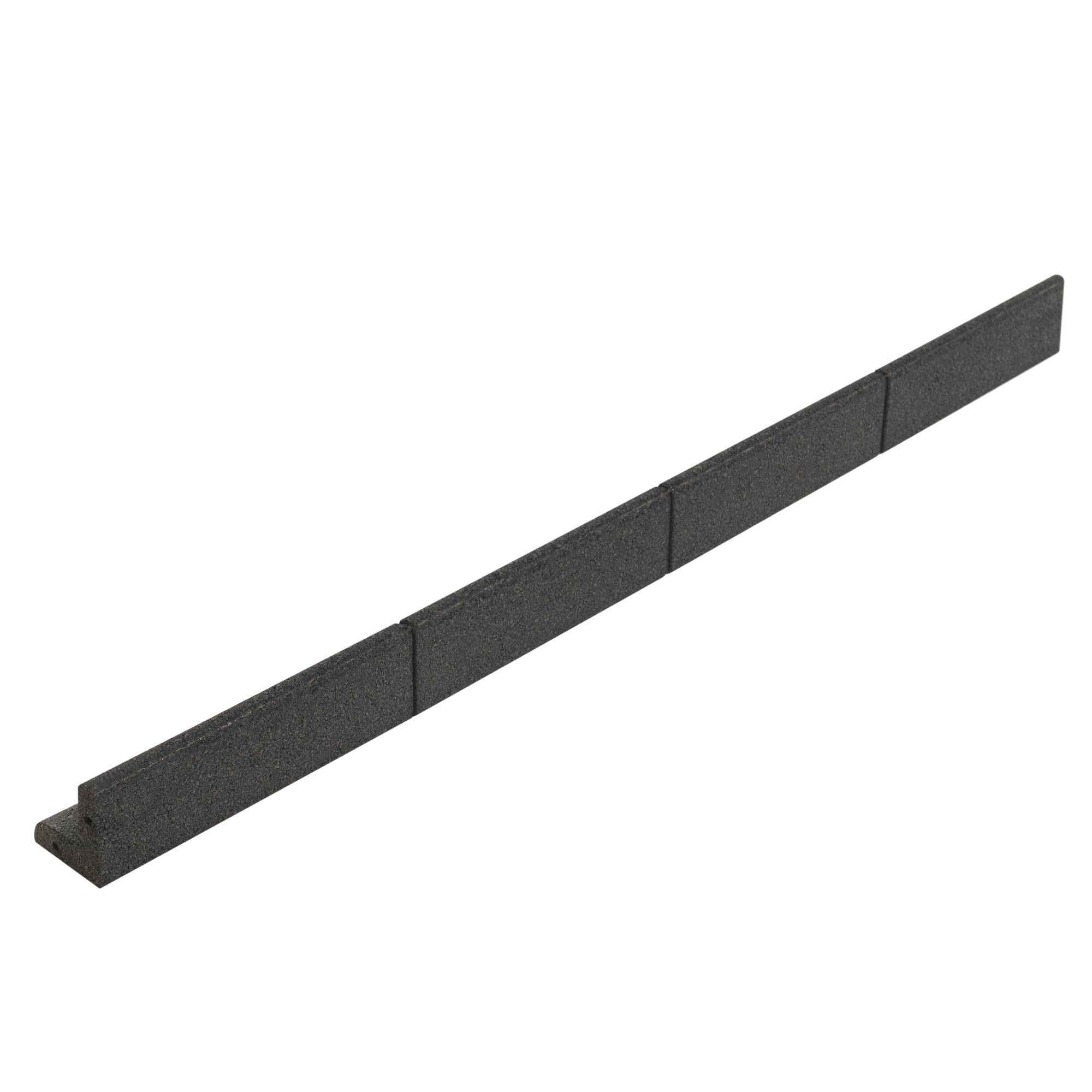 Q-Rax Bordura Flessibile Giardino 20x1,2 m Grigio Martello