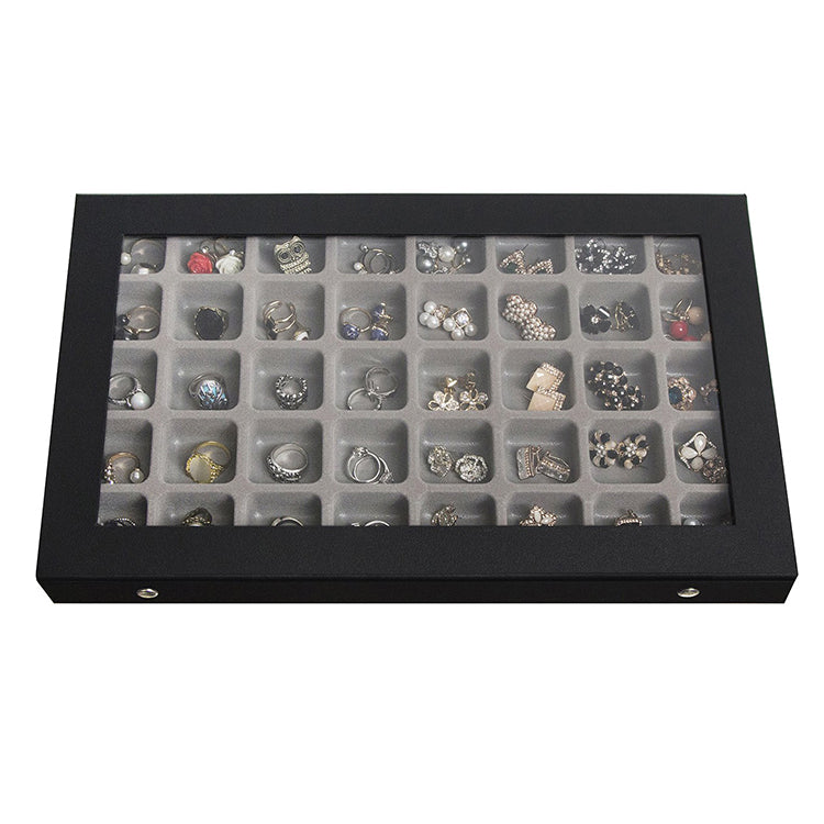 Jackcube Design Scatola Portagioie 40 Scomparti Coperchio Acrilico