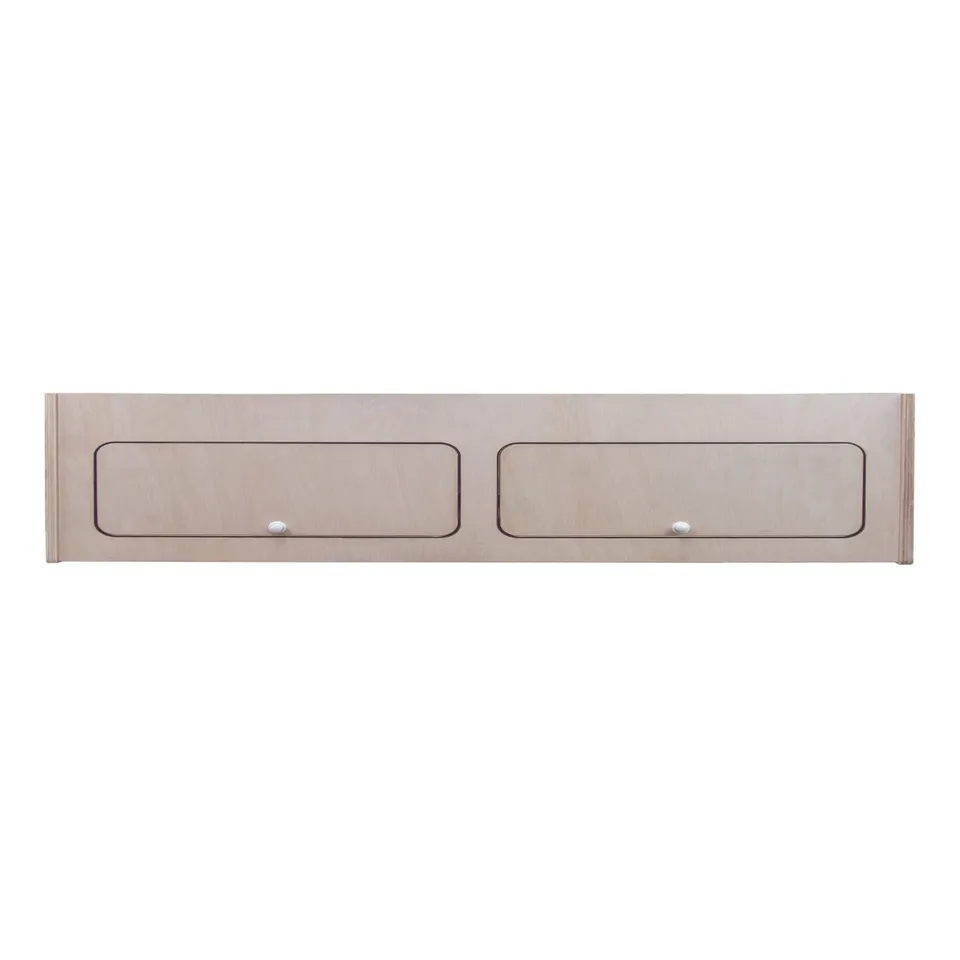 Q-Rax Accessori per la casa Armadio Pensile Camper 120 cm Legno