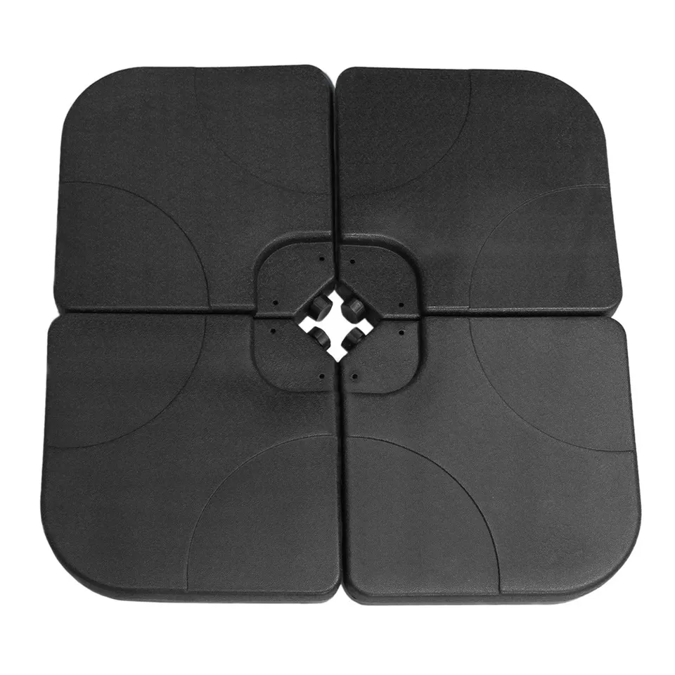 Q-Rax Base Ombrellone Sbalzo 105x105 liscia grigia