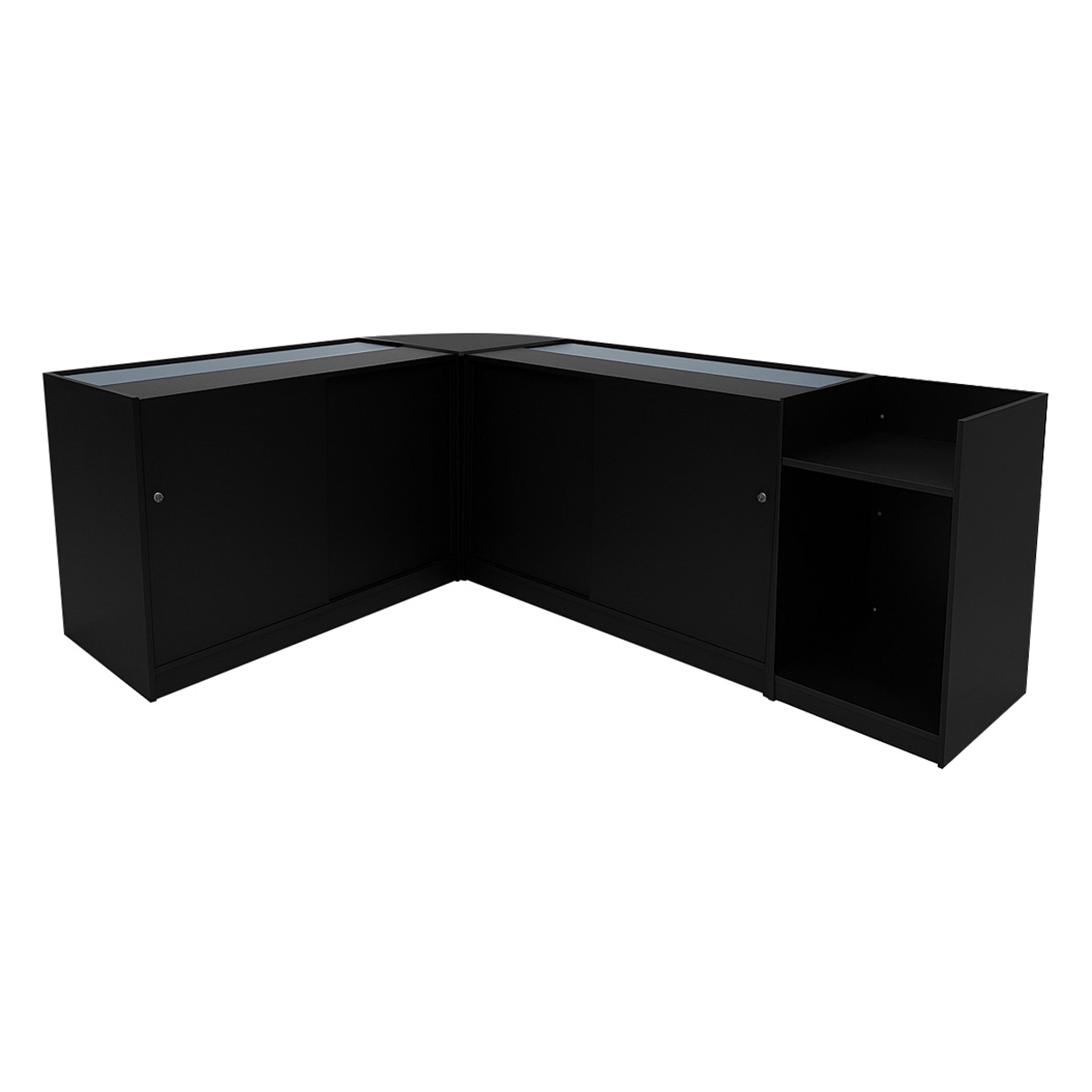 Q-Rax Set Banconi Gravity LED Nero B1200 C1200 TB60 CM60