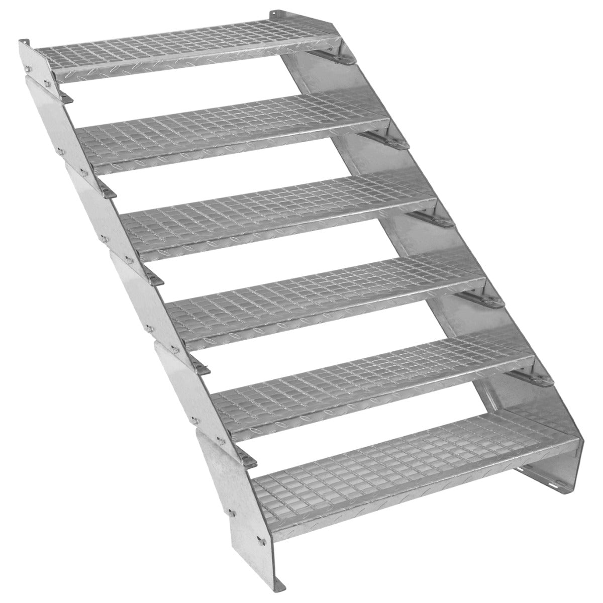 Q-Rax Scala Zincata Regolabile scala 6 elementi 900 mm