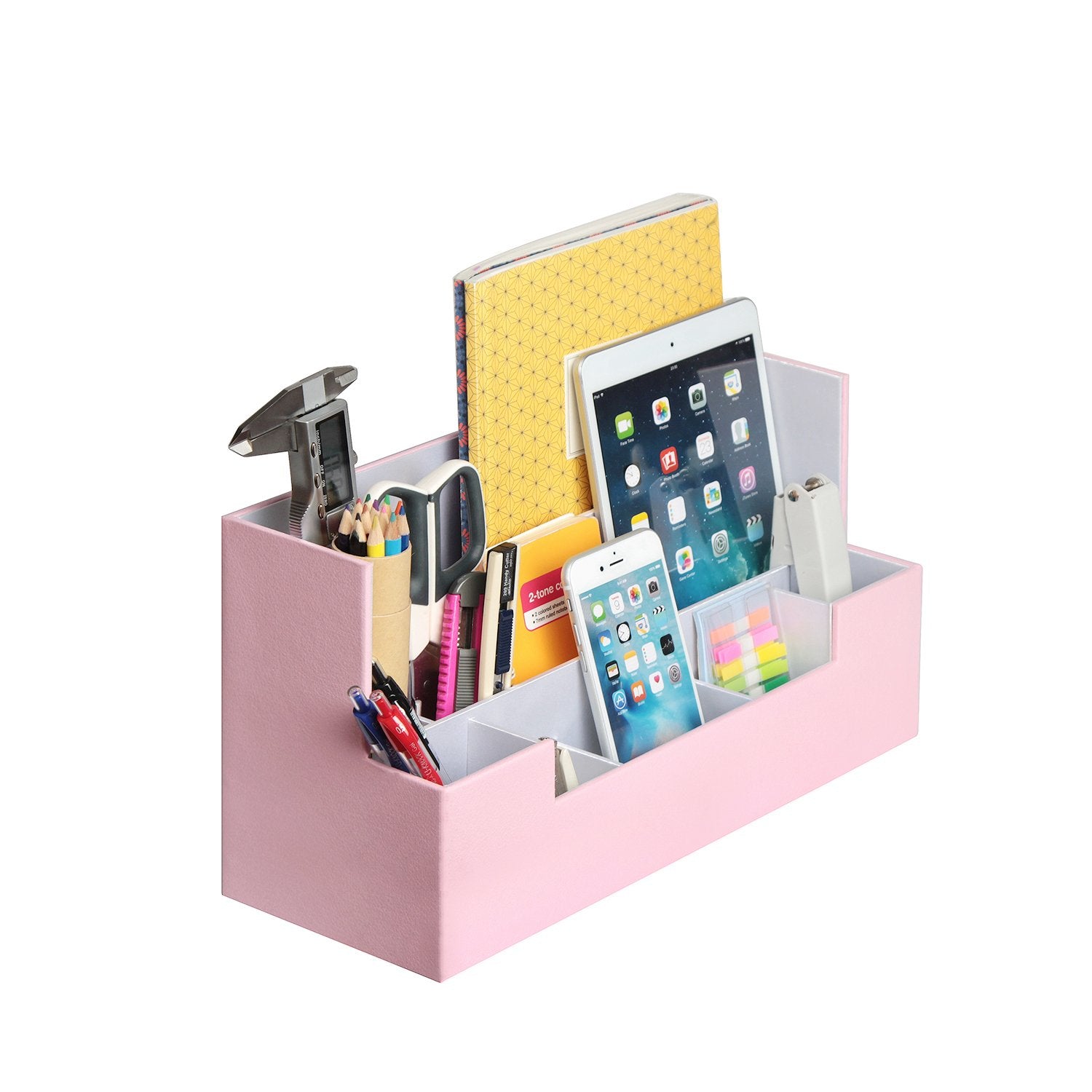 Jackcube Design Home Office Organizer Scrivania Rosa Pelle