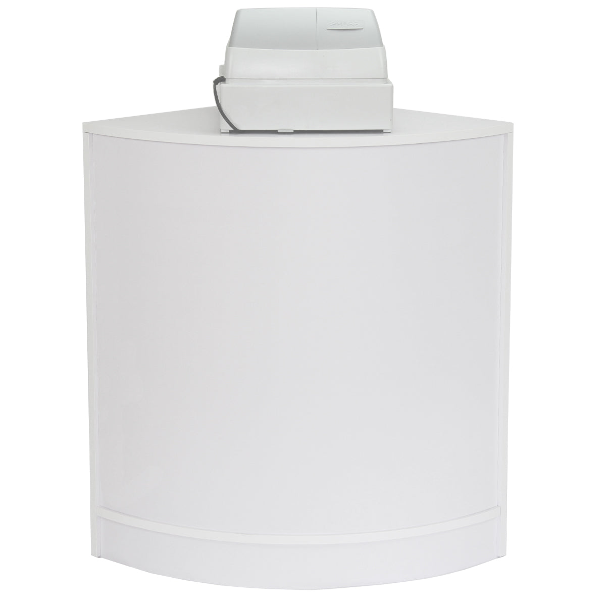 Q-Rax Fusion B1200+CM60 Set Banconi Negozio Bianco Vetro 90x120x60