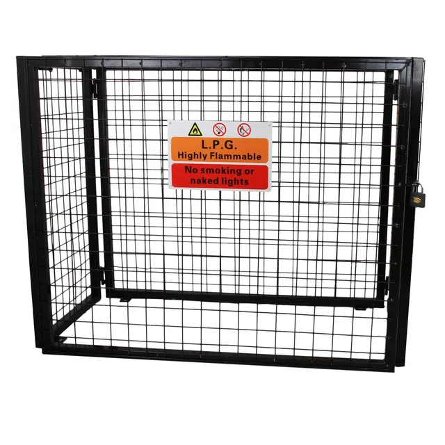 Q-Rax Deposito all'Aperto Gabbia bombole gas 900mm zincata 2x19kg