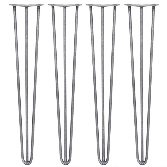 Q-Rax Gambe Per Tavoli Forcina 71cm Gambe Tavolo Acciaio 4pz