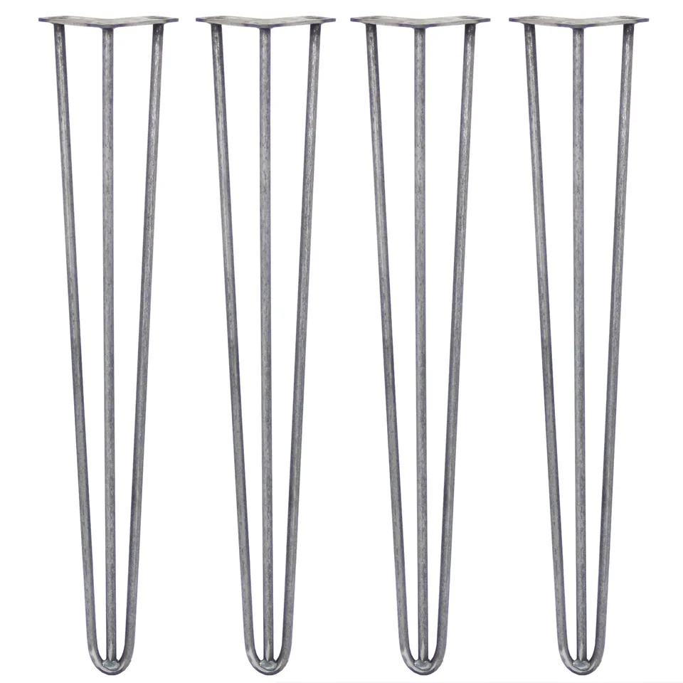 Q-Rax Gambe Per Tavoli Forcina 71cm Gambe Tavolo Acciaio 4pz