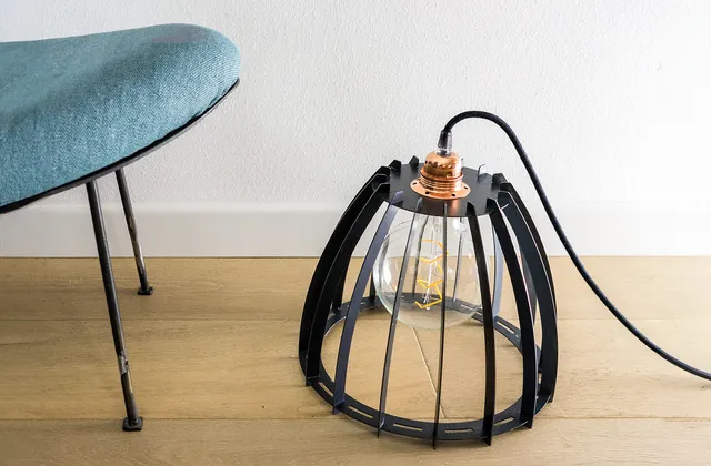 Siderio Scintilla lampada da tavolo antracite LED