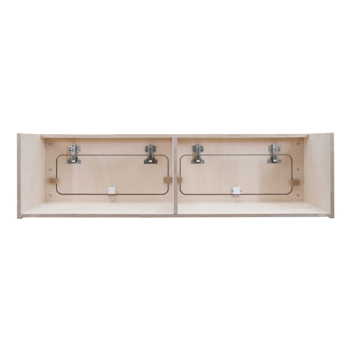 Q-Rax Armadio Pensile Camper Compensato 80x25x25cm 2 Ante