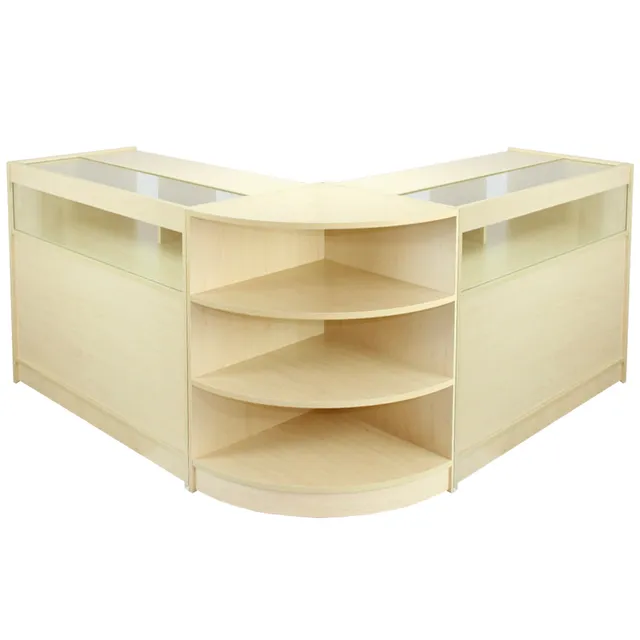Q-Rax Libra Set 3 banconi negozio acero laminato con vetro