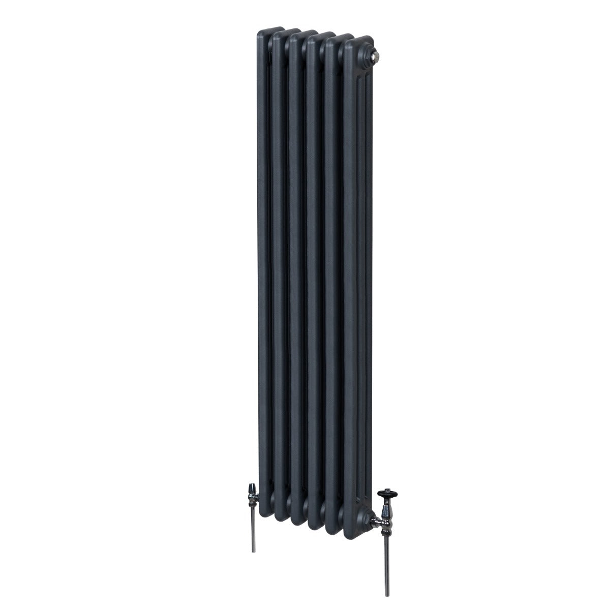 Q-Rax Radiatori Tradizionali 1800x292mm Termosifone Antracite 3 Colonne