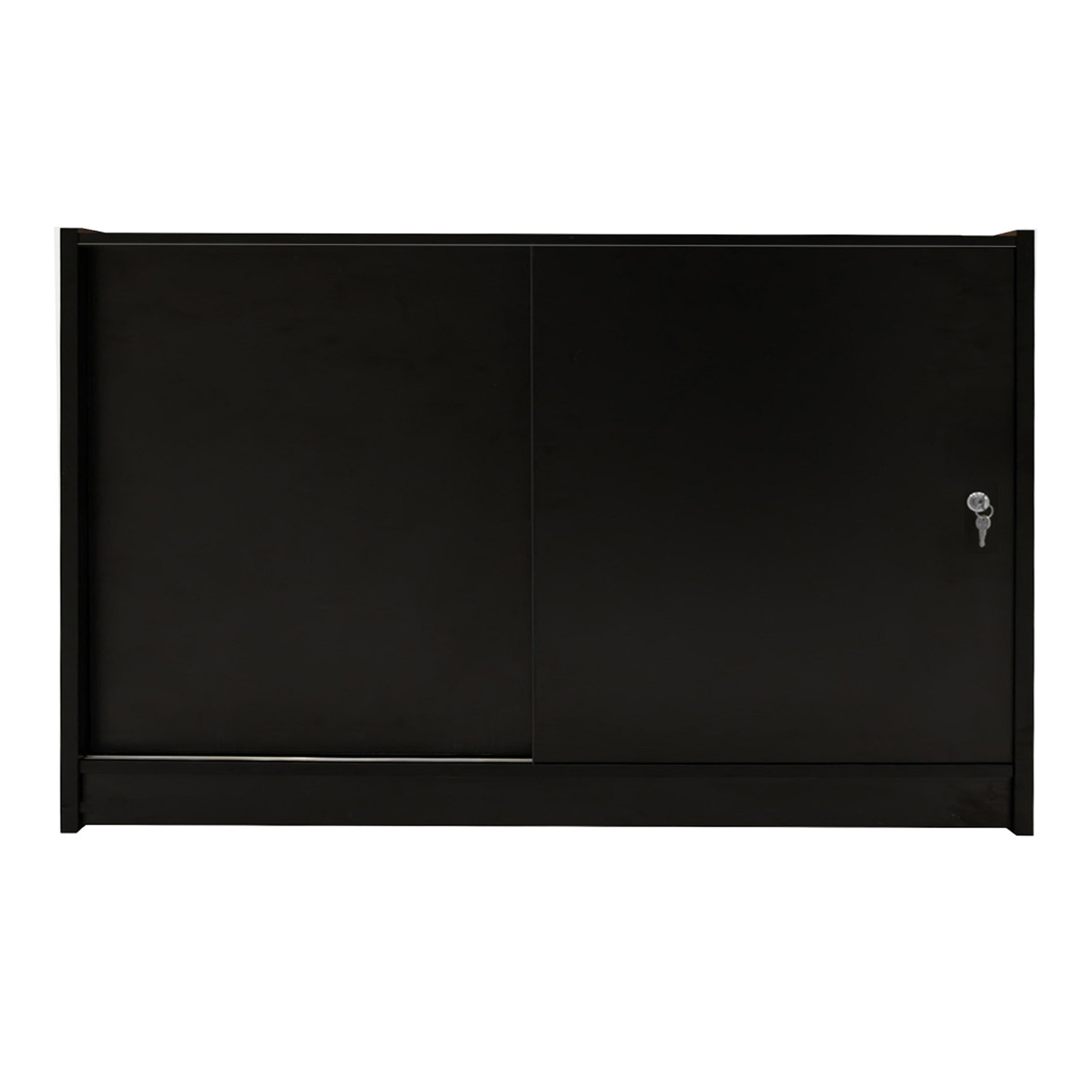 Q-Rax Banconi da Negozio B1500 Bancone Nero LED 150cm