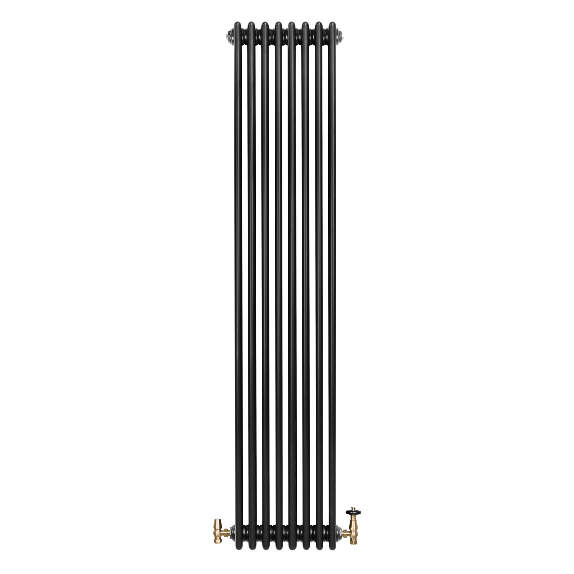 Q-Rax Radiatore Tradizionale 4 Colonne 1800x380 mm Nero