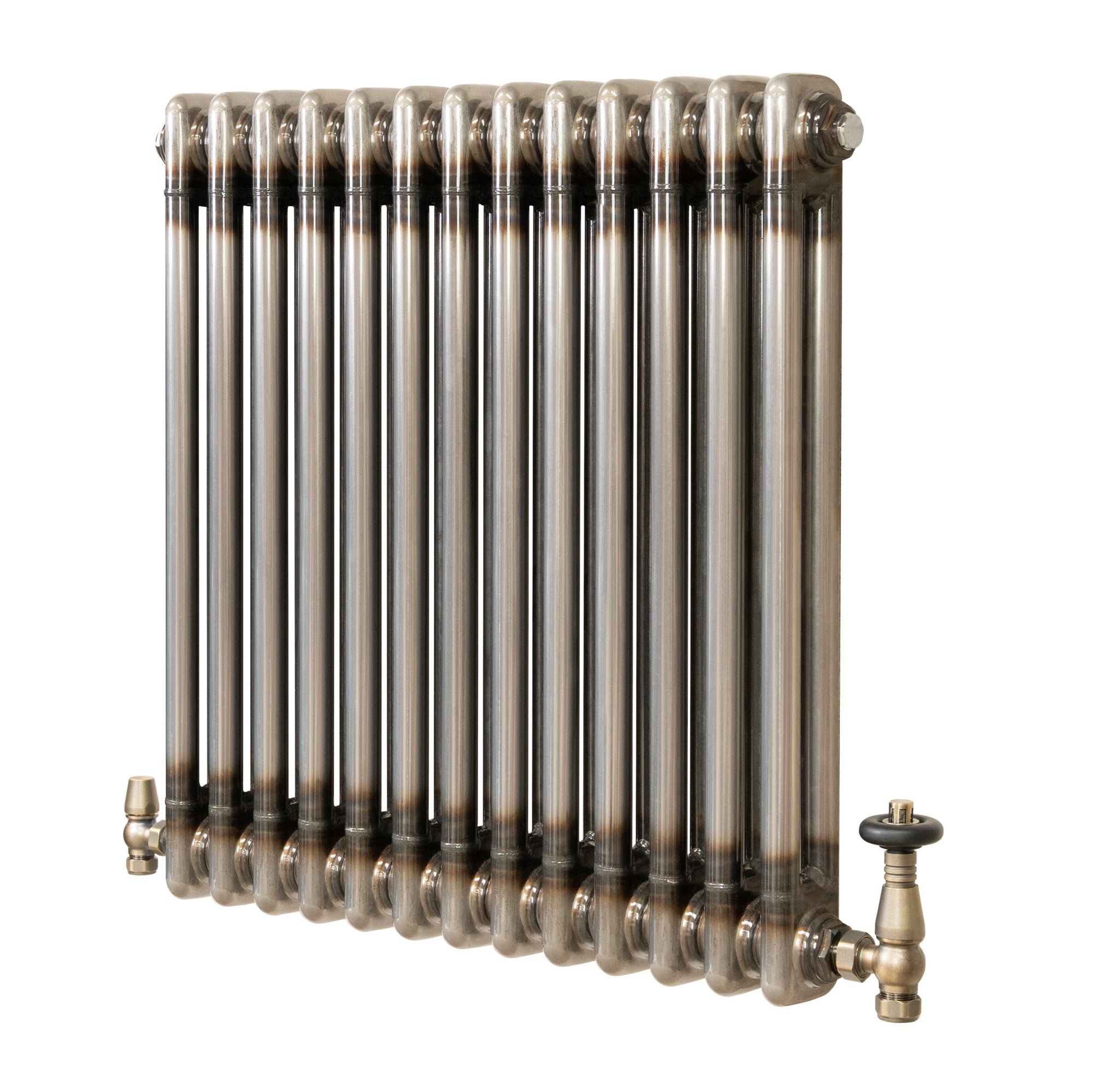 Q-Rax Tradizionali radiatore 2 colonne 600x605 metallo grezzo