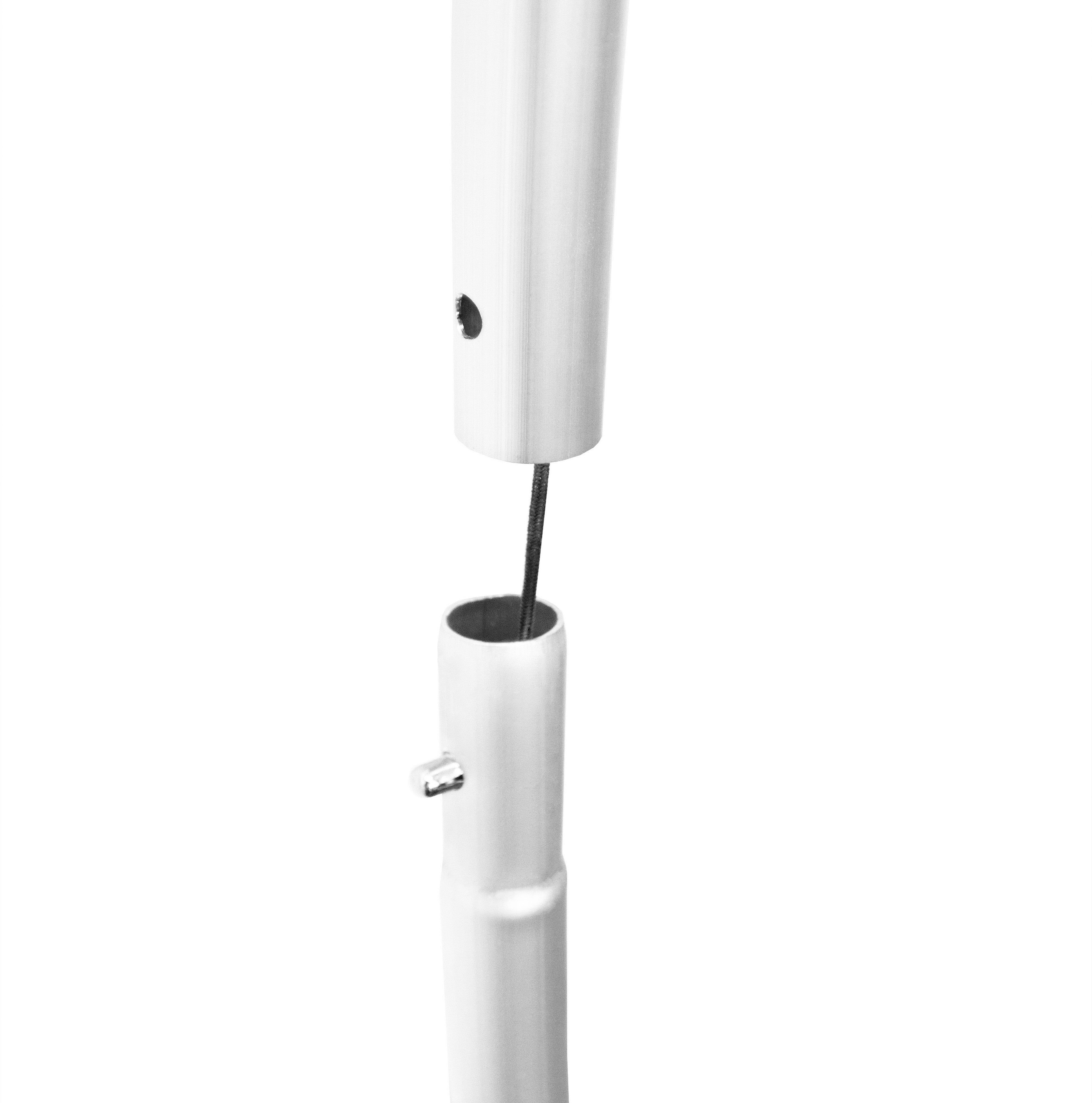 Q-Rax Arco Decorativo Matrimonio Bianco 200cm Alluminio