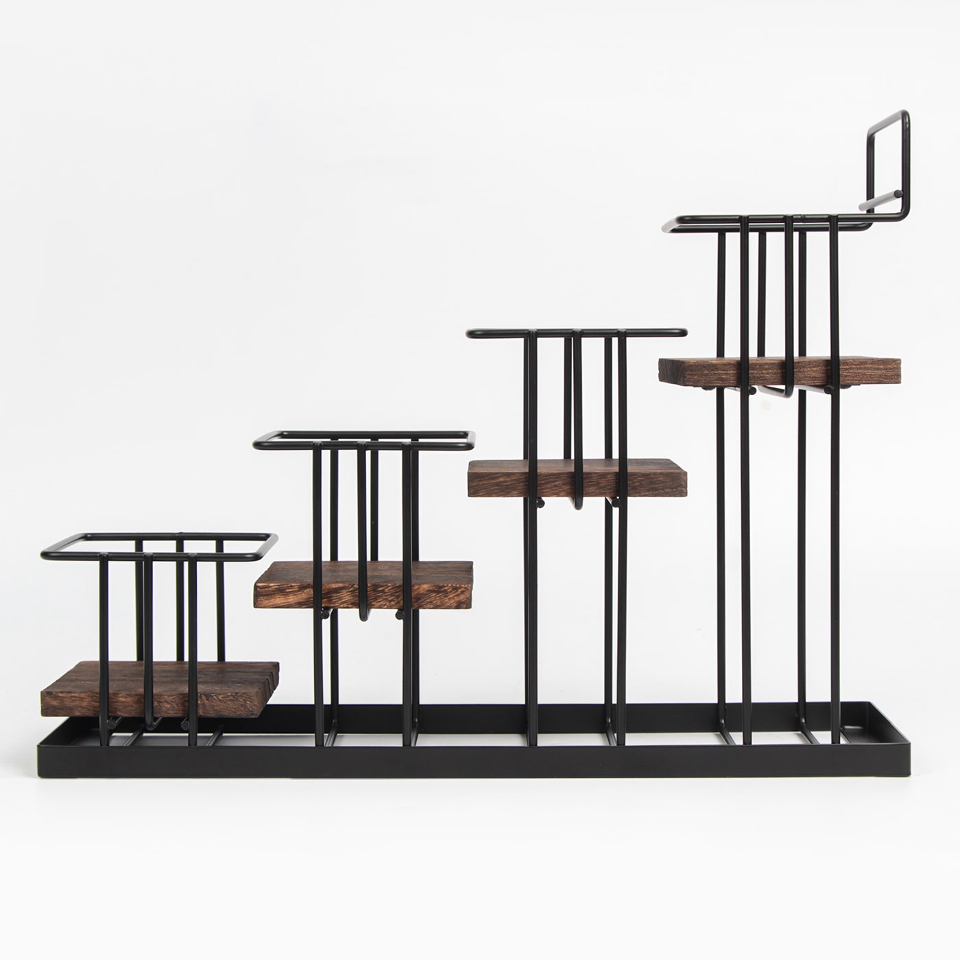 Jackcube Design Kitchen portabottiglie 4 livelli 4 bottiglie legno