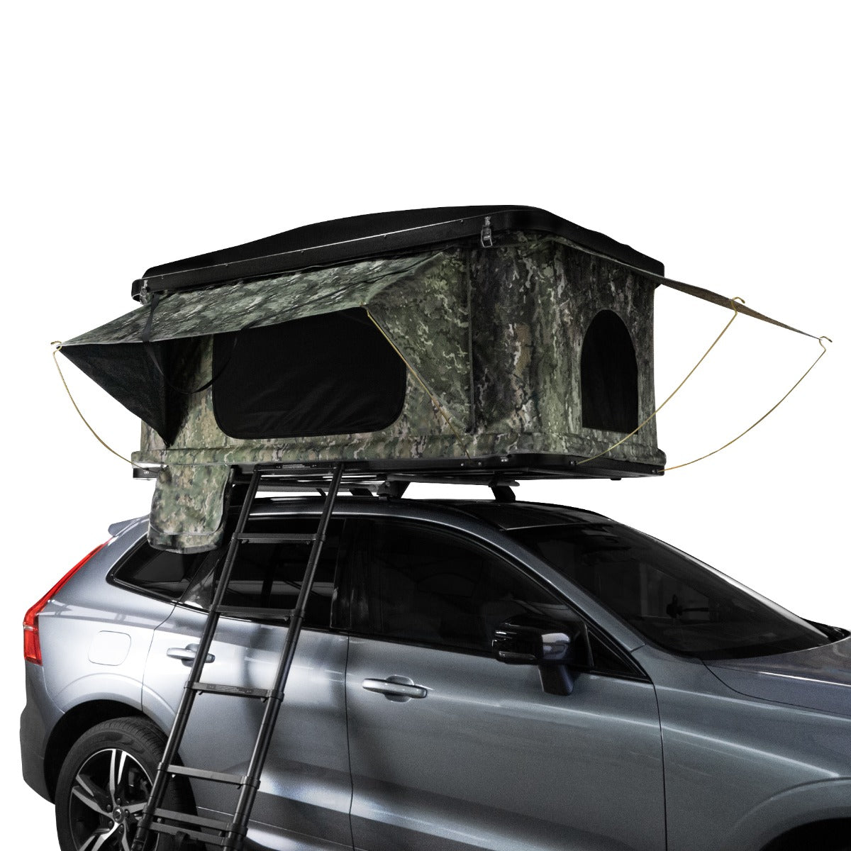 Q-Rax Tenda Tetto Auto Mimetica Guscio Rigido 3 Posti