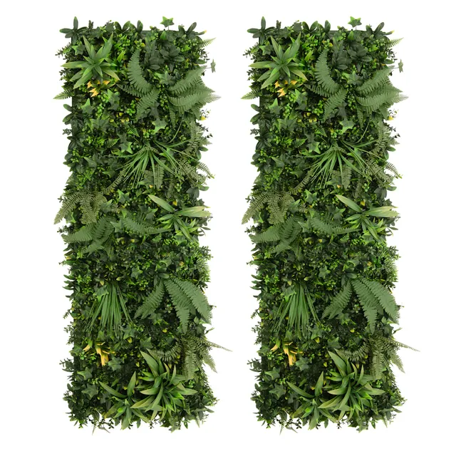 Q-Rax Ayla Pannello Vegetale Artificiale 50x150 cm set x2