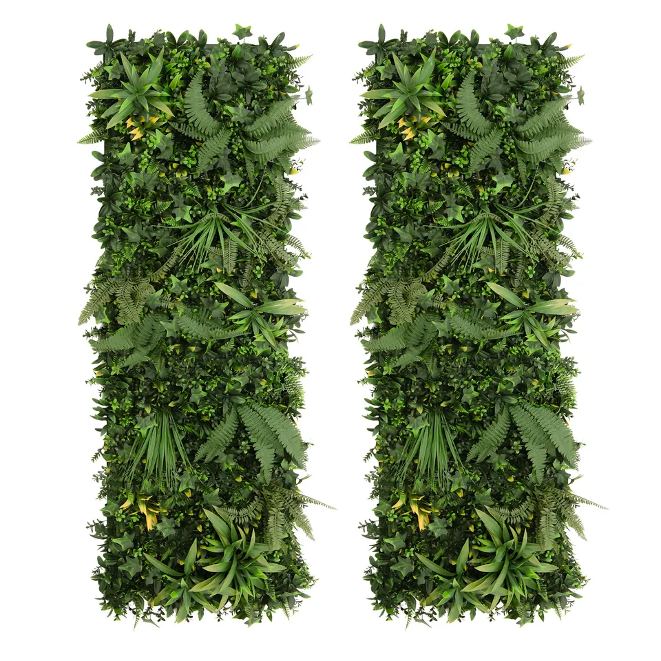 Q-Rax Ayla Pannello Vegetale Artificiale 50x150 cm set x2