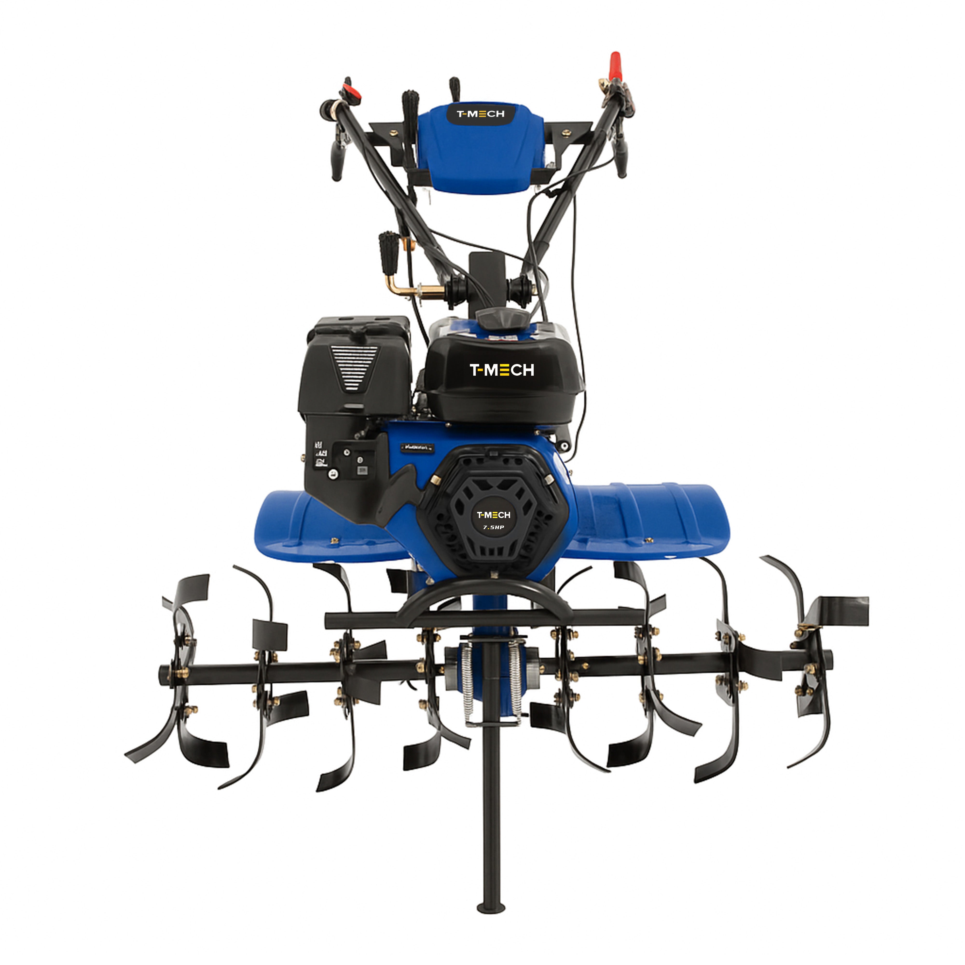 Q-Rax Motozappa a Benzina 7,5HP 212cc 4 Tempi 100 cm