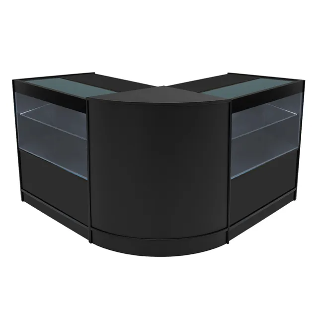 Q-Rax Selene Set banconi negozio nero LED 2xC900+CM60