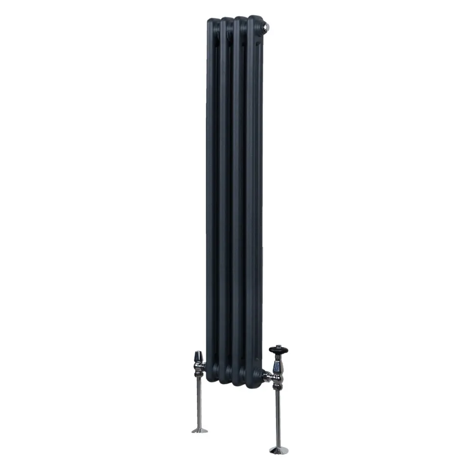 Q-Rax Radiatori Tradizionali 2 colonne termosifone antracite