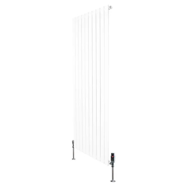 Q-Rax Radiatore Piatto 1600x700 mm Bianco Monocolonna Valvole