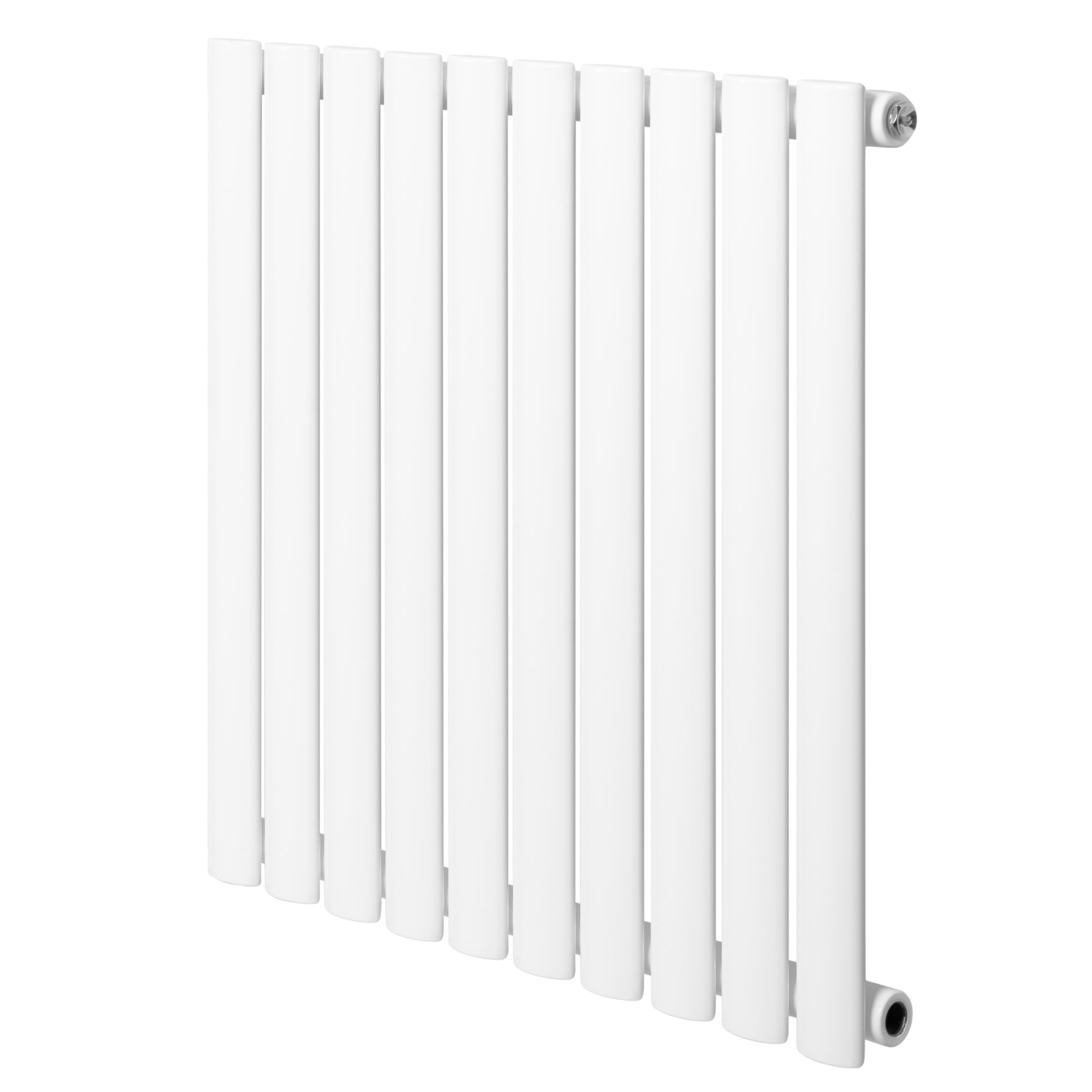 Q-Rax Radiatore Ovale 600x600 Bianco 1 Colonna