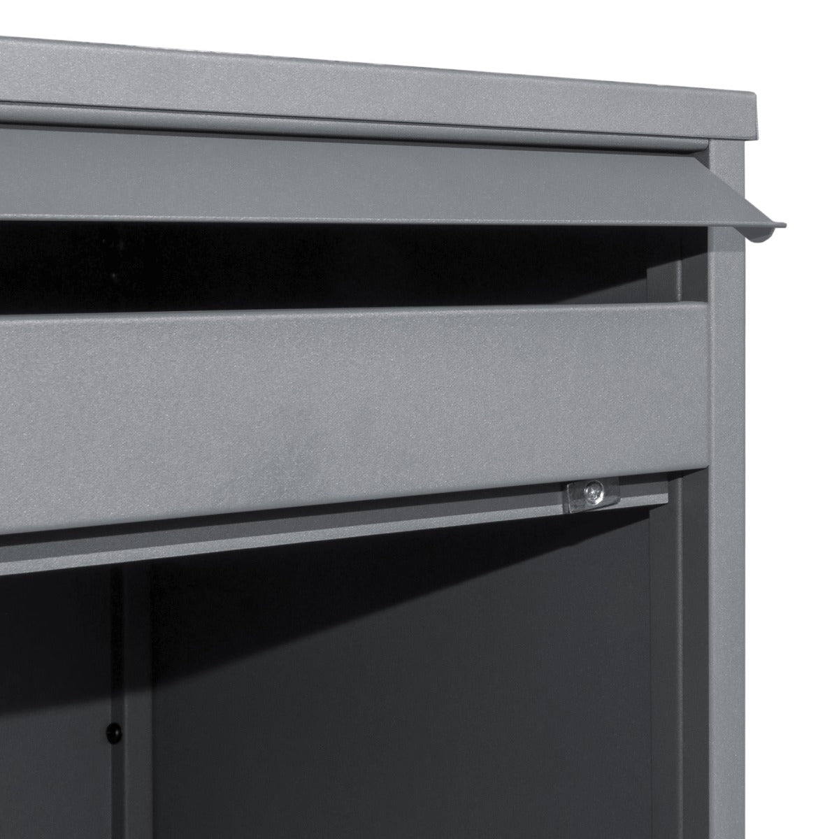 Q-Rax Cassetta Postale XL Antifurto Pacchi Grigio