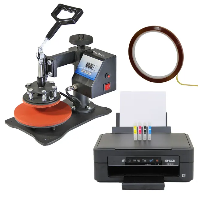 PixMax Pressa Piatti 8" 300W + Stampante Epson Sublimazione