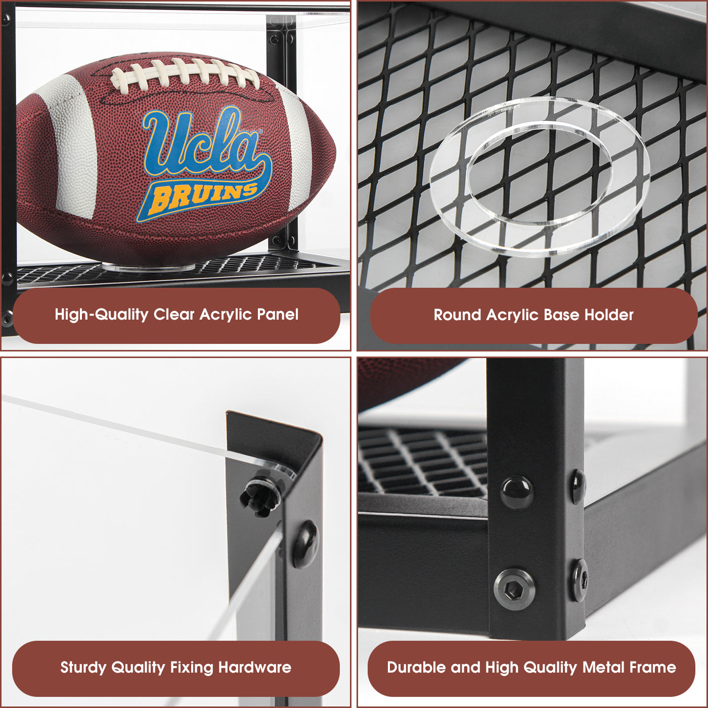 Jackcube Design Display Teca Rugby in Acrilico Trasparente