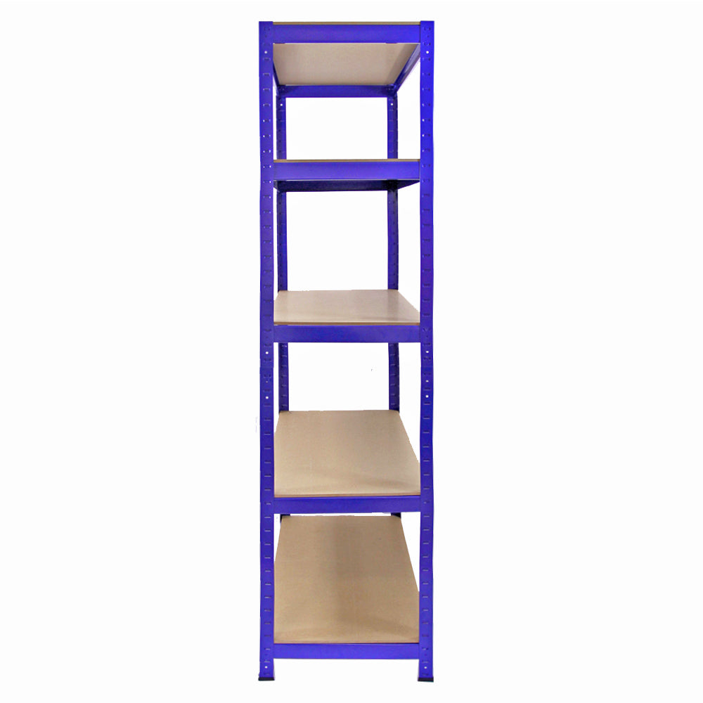 Q-Rax Scaffali Q-Rax Scaffale Garage 90x50x180 Blu 200kg 4 Pezzi Martello