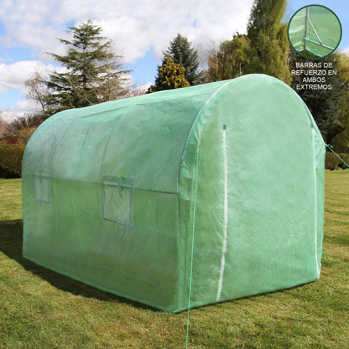 Q-Rax Serra Giardino Tunnel 3x2 m PE 150 g/mq 19 mm