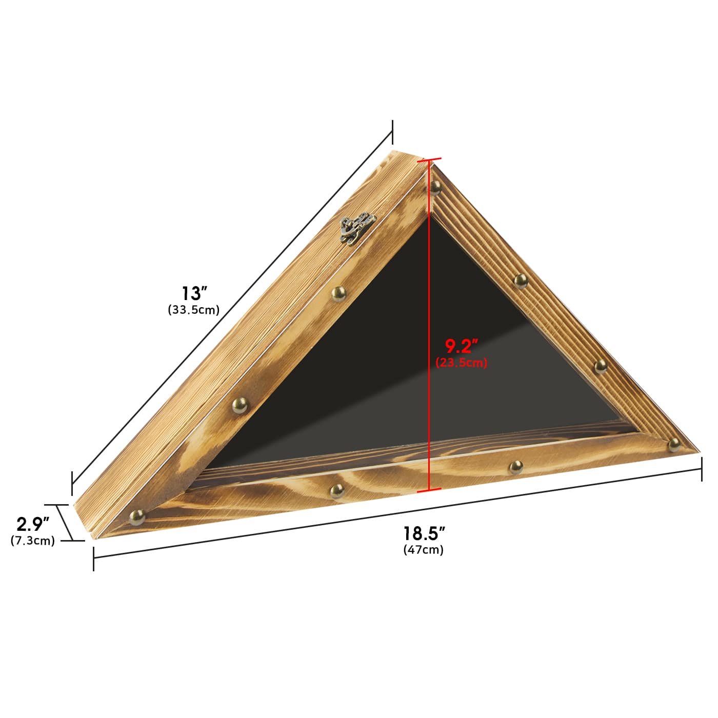JackCube Design Display Teca Bandiera Militare Legno 3x5 Pino