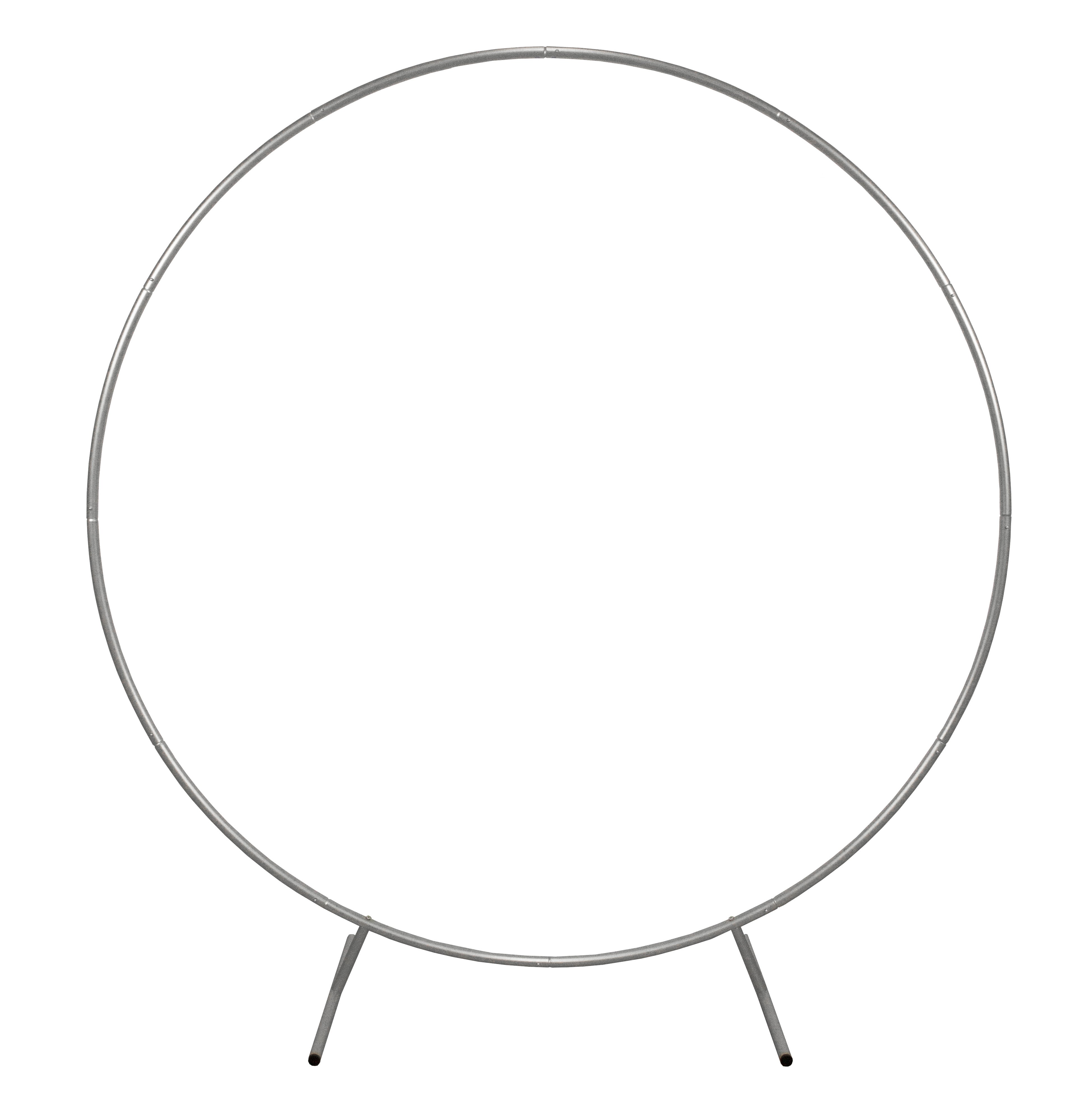 Q-Rax Accessori per la casa arco matrimonio argento 200 cm