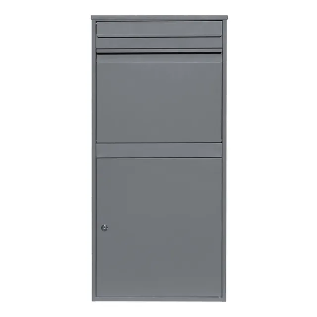 Q-Rax Cassetta Postale XL Antifurto Pacchi Grigio