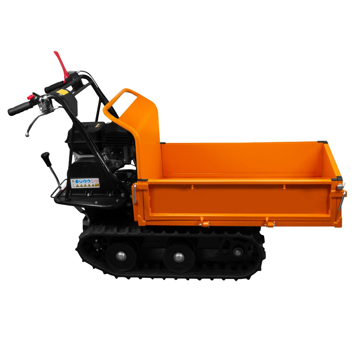 Q-Rax Mini Dumper Cingolato Benzina 300 Kg 6.5HP