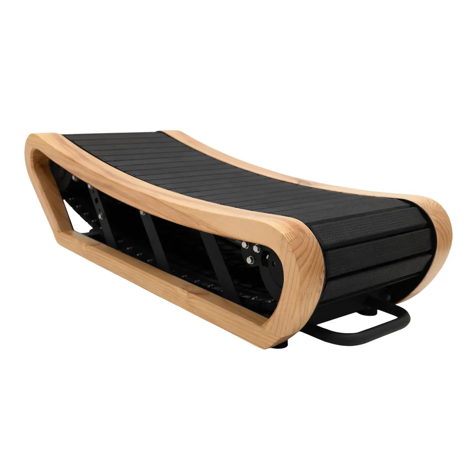 Q-Rax Tapis Roulant Curvo Rovere Chiaro Senza Motore