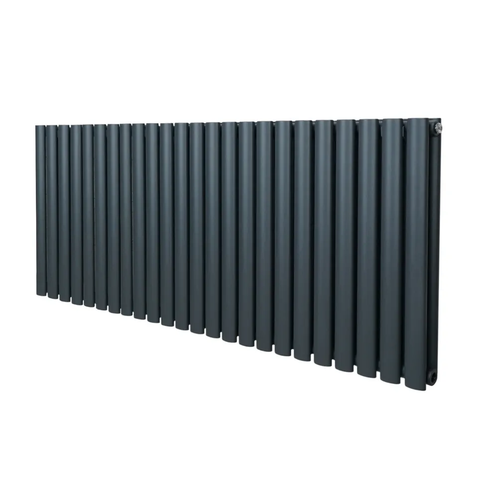 Q-Rax Radiatore Colonna Ovale 600x1440 Antracite Acciaio