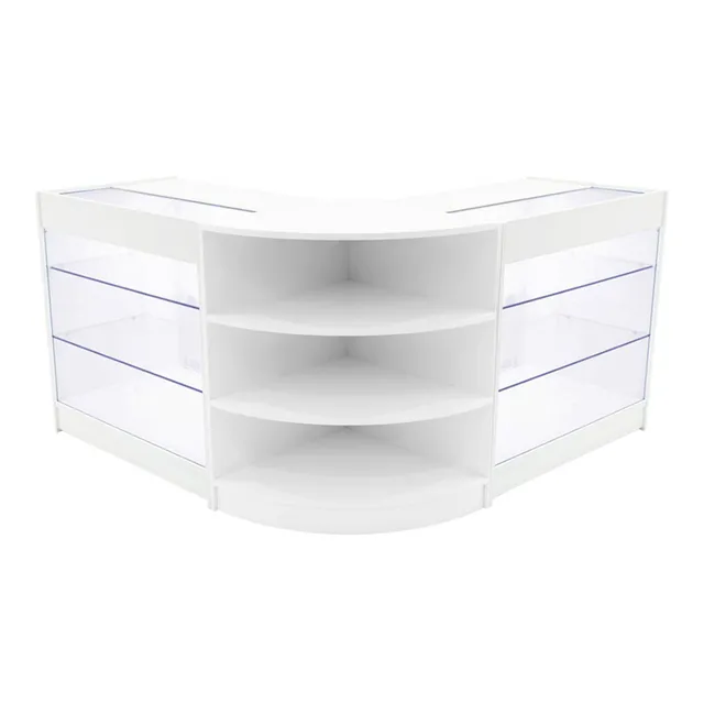 Q-Rax Apollo Set Bancone Negozio LED K900+LM60 Bianco