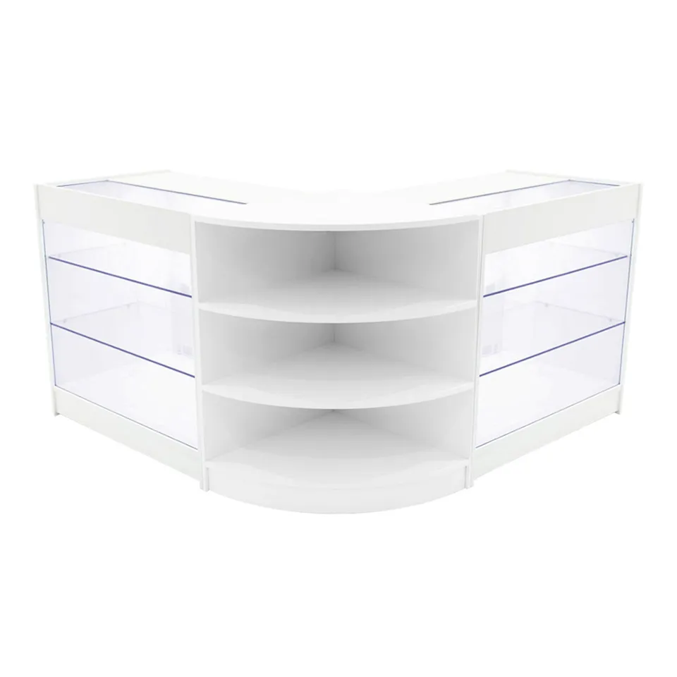 Q-Rax Apollo Set Bancone Negozio LED K900+LM60 Bianco