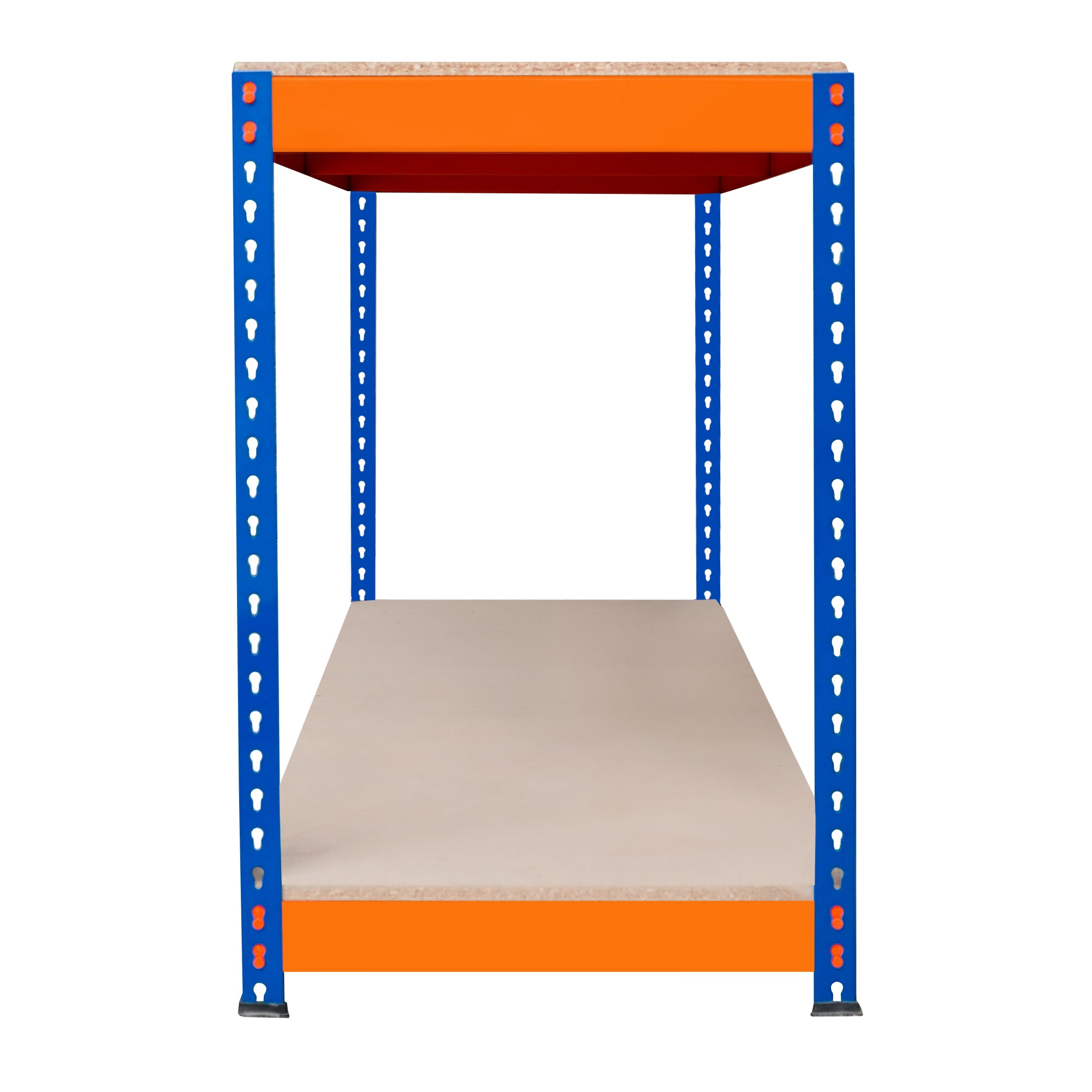 Q-Rax Scaffali da Garage Banco Lavoro S-Rax 120x60x90 2 Ripiani 600 Kg
